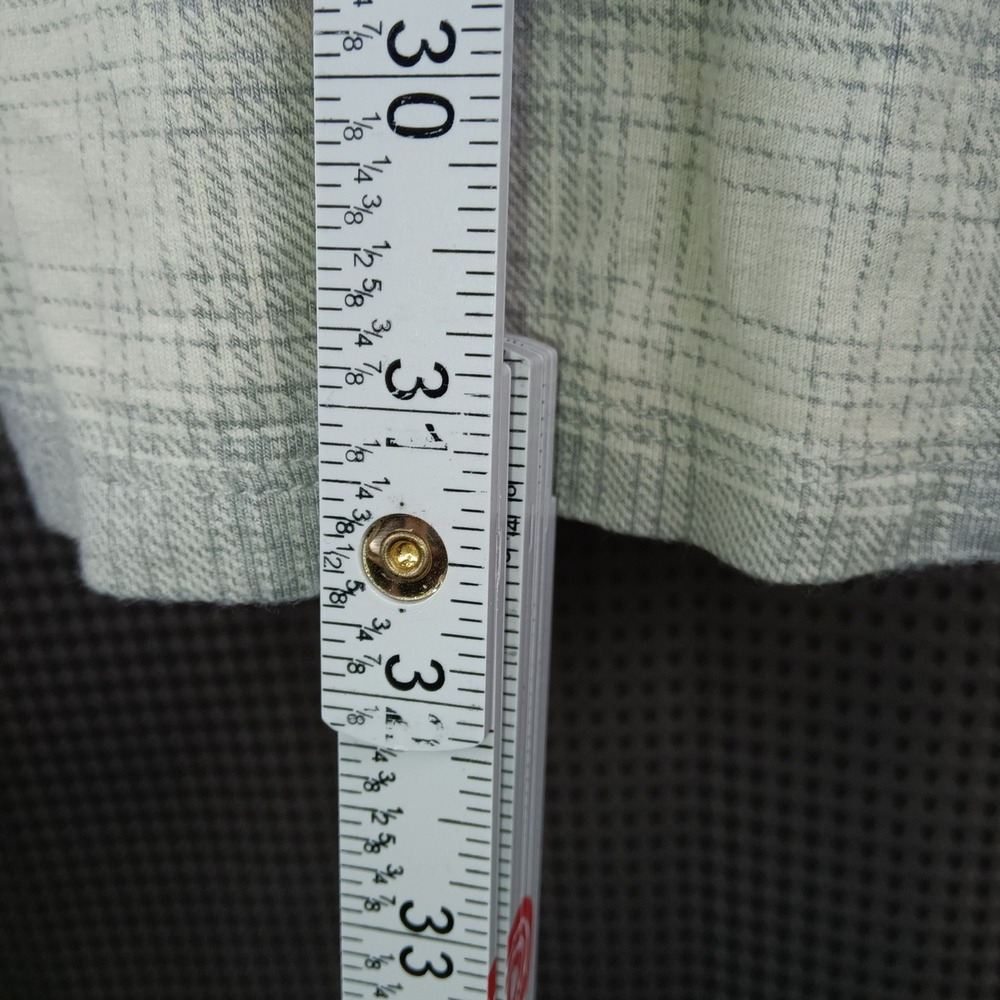 Old Navy Womens Grey Plaid Long Sleeve Swing Dress Petite Medium A-Line Mini - Picture 7 of 10